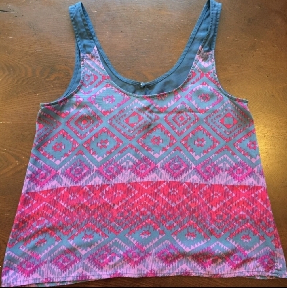 Kirra PacSun Aztec Print Tank Top